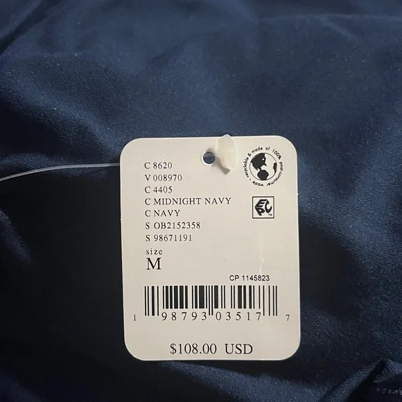 NWT Free People Quick Step Bubble Pants size Medium in Midnight Navy - Picture 5 of 8